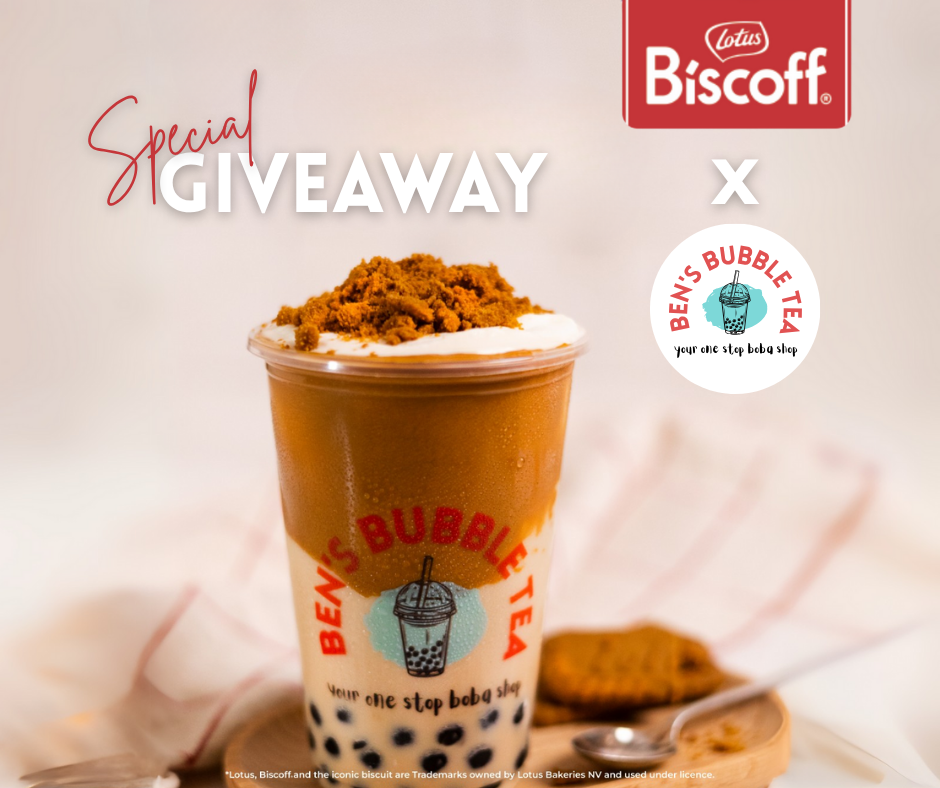 Ben’s Bubble Tea Lotus Biscoff Hamper Give-Away Digital Competition
